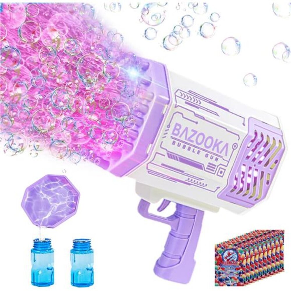 Bubble Gun, Bazooka Bubble Machine Gun, Bubble Blaster Gun with Bubble